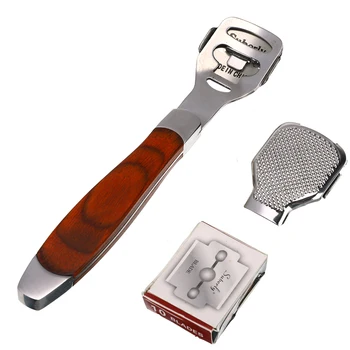 Stainless Steel Foot Razor Pedicure Machine Toe Rasp Shaver Pedicure Knife Dead Skin Cutter Razor With Blades Foot Care Tool
Stainless Steel Foot Razor Pedicure Machine Toe Rasp Shaver Pedicure Knife Dead Skin Cutter Razor With Blades Foot Care Tool