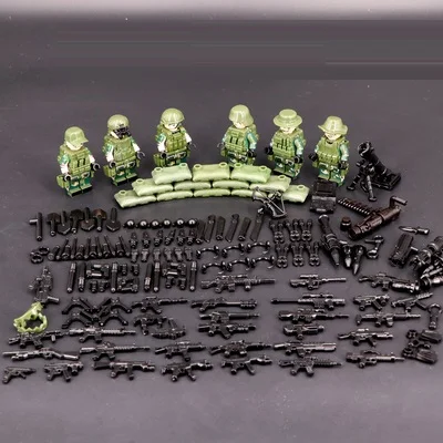 Special forces War MOC Gun Mini figures military weapons parts accessories playmobil city Bricks building Block original toys
Special forces War MOC Gun Mini figures military weapons parts accessories playmobil city Bricks building Block original toys