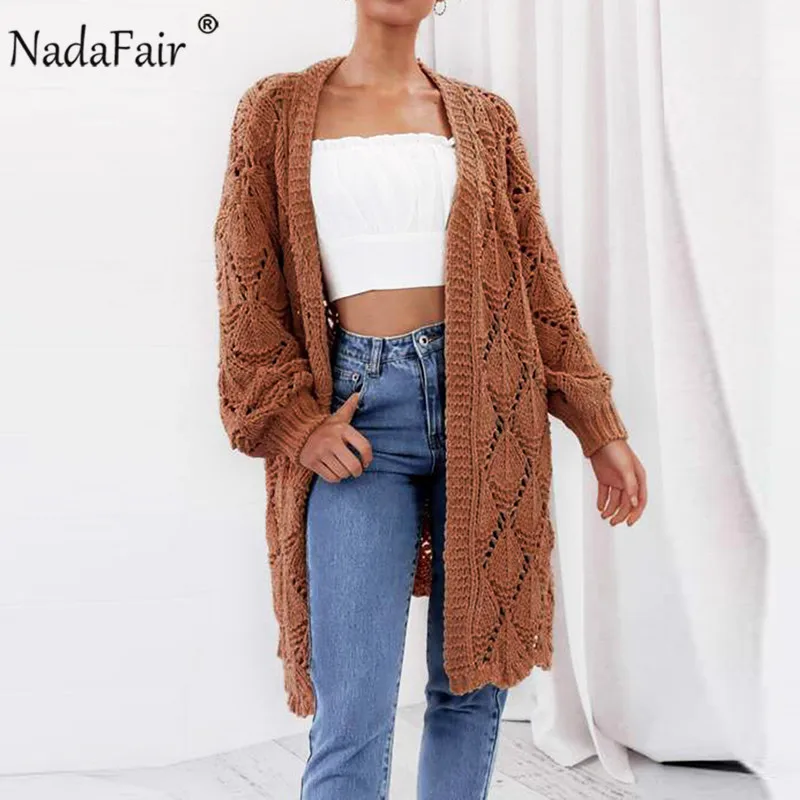 Nadafair Long Cardigan Women Hollow Out Long Sleeve Knitted Jumper Cardigan 2019 Casual Winter Long Sweater Coat Pull Femme
Nadafair Long Cardigan Women Hollow Out Long Sleeve Knitted Jumper Cardigan 2019 Casual Winter Long Sweater Coat Pull Femme