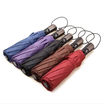 Windproof Rain Automatic Men Umbrella Large Two People Clear Umbrella Black Folding Women Umbrella Three-fold Umbrella U5B237
Windproof Rain Automatic Men Umbrella Large Two People Clear Umbrella Black Folding Women Umbrella Three-fold Umbrella U5B237