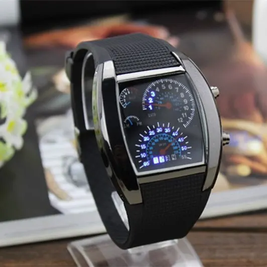 Led Watches Men Silicone Car Meter Dial Sports Digital Popular Casual Wristwatch Men erkek kol saati relogio masculino TVG Clock
Led Watches Men Silicone Car Meter Dial Sports Digital Popular Casual Wristwatch Men erkek kol saati relogio masculino TVG Clock