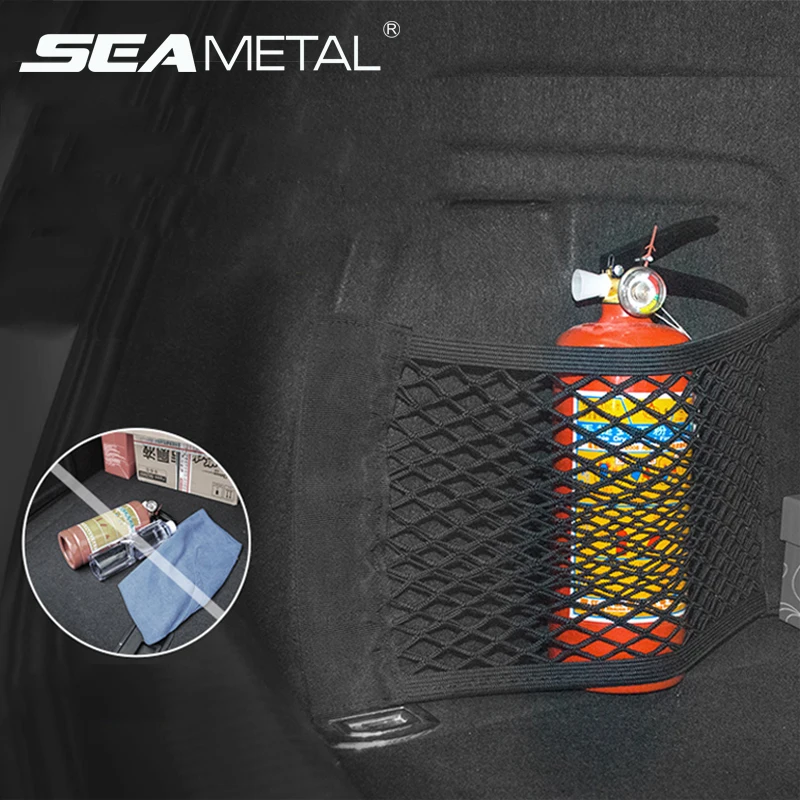 Car Organizer Trunk Mesh Net Storage Seat Back Bag Magic Tape SUV Cargo Goods Pocket Auto Universal Accessoires Stowing Tidying
Car Organizer Trunk Mesh Net Storage Seat Back Bag Magic Tape SUV Cargo Goods Pocket Auto Universal Accessoires Stowing Tidying