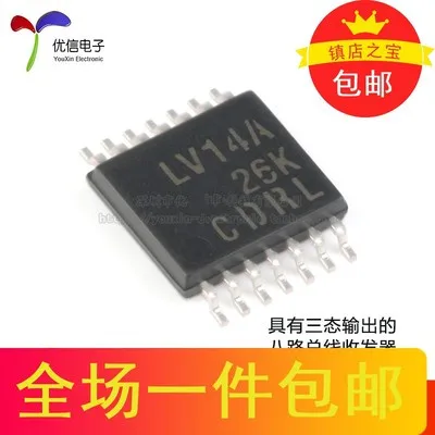 50pcs/lot SN74LV14 SN74LV14APWR LV14A TSSOP-14
50pcs/lot SN74LV14 SN74LV14APWR LV14A TSSOP-14