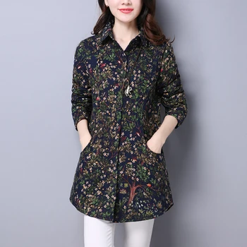 2020 new women's fall and winter clothes plus thick cotton quilted jacket warm cotton long sleeve shirt floral shirt
2020 new women's fall and winter clothes plus thick cotton quilted jacket warm cotton long sleeve shirt floral shirt