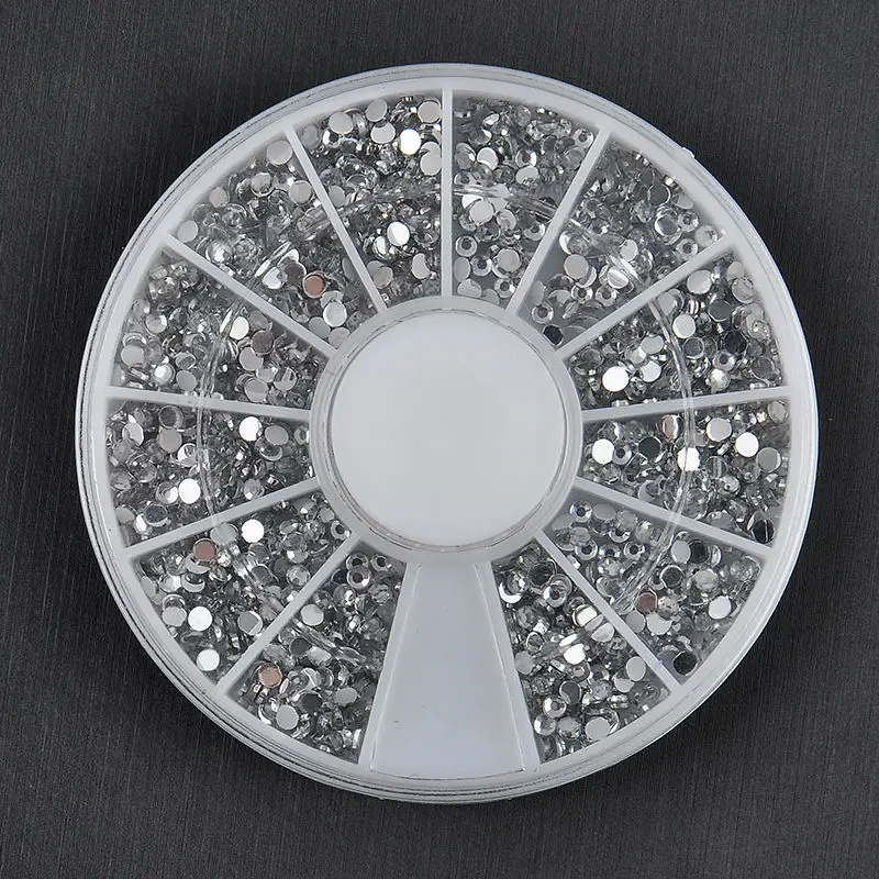 50 Wheels/Lot AB Flat-back Rhinestone (2000-2400PCS/Wheel) Clear Rhinestone Nail Art Round Diamante 2mm Glitter Gem Rhinestones
50 Wheels/Lot AB Flat-back Rhinestone (2000-2400PCS/Wheel) Clear Rhinestone Nail Art Round Diamante 2mm Glitter Gem Rhinestones