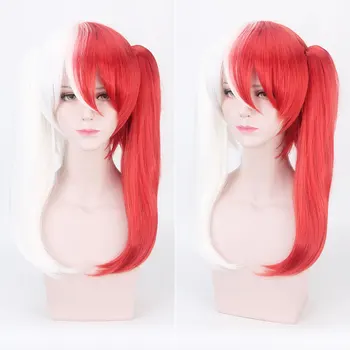 My Hero Academia Todoroki Shoto Women Long Wig Cosplay Costume Boku no Hero Academia Red and White Hair Halloween Party Wigs
My Hero Academia Todoroki Shoto Women Long Wig Cosplay Costume Boku no Hero Academia Red and White Hair Halloween Party Wigs