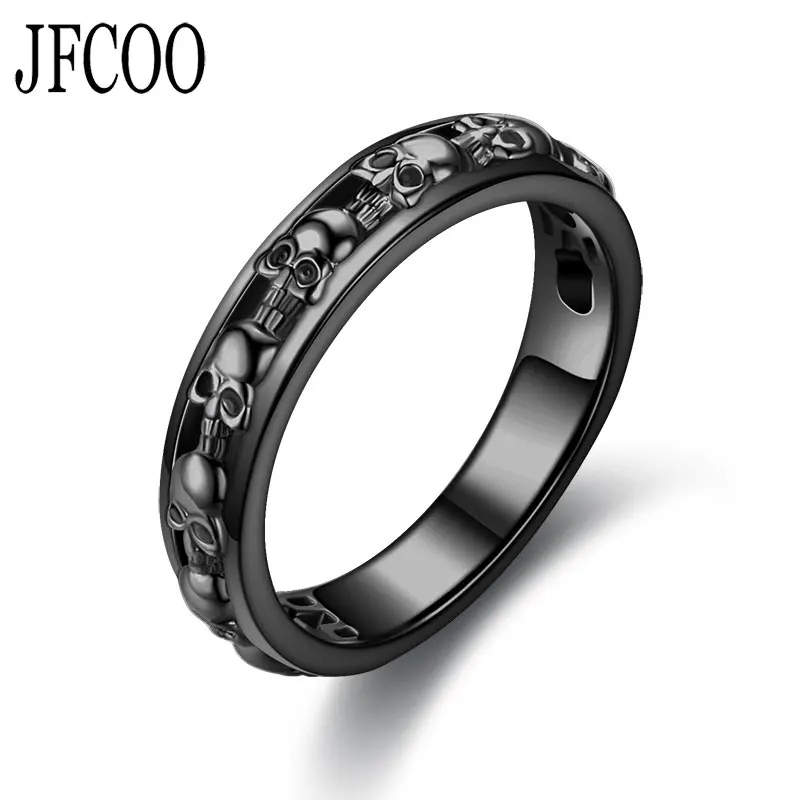 Vintage Skull Ring Silver Color Punk Ring Men Women Retro Party Gift Jewelry Dropshipping
Vintage Skull Ring Silver Color Punk Ring Men Women Retro Party Gift Jewelry Dropshipping
