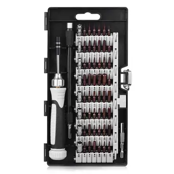 Precision screwdriver set 60in1 Multifunction repair kit with magnet S2 Alloy steel 56 types Bit electrostatic breakdown recon
Precision screwdriver set 60in1 Multifunction repair kit with magnet S2 Alloy steel 56 types Bit electrostatic breakdown recon