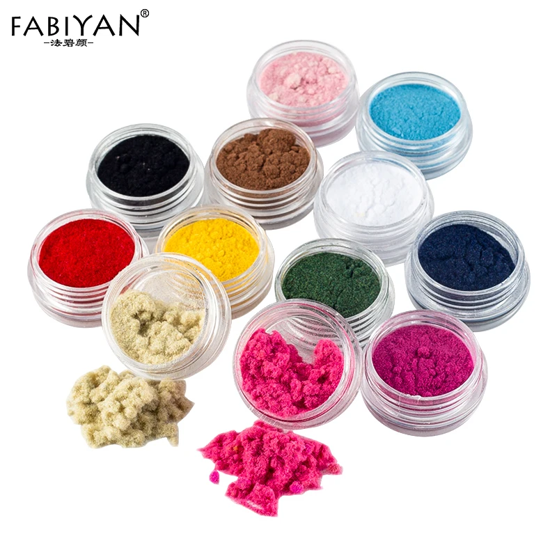 12 Color 3D Glitter Velvet Flocking Powder Nail Art Polish UV Gel Tips Decoration Jewelry Manicure DIY Decals Sticker Tool Set
12 Color 3D Glitter Velvet Flocking Powder Nail Art Polish UV Gel Tips Decoration Jewelry Manicure DIY Decals Sticker Tool Set
