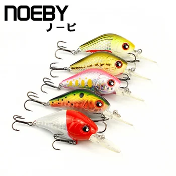 NOEBY 1 Pcs Fishing Lure 45mm/8g 0-2m Floating Crankbait Lures Hard Bait VMC Treble Hooks Long Shot 3D Eyes
NOEBY 1 Pcs Fishing Lure 45mm/8g 0-2m Floating Crankbait Lures Hard Bait VMC Treble Hooks Long Shot 3D Eyes