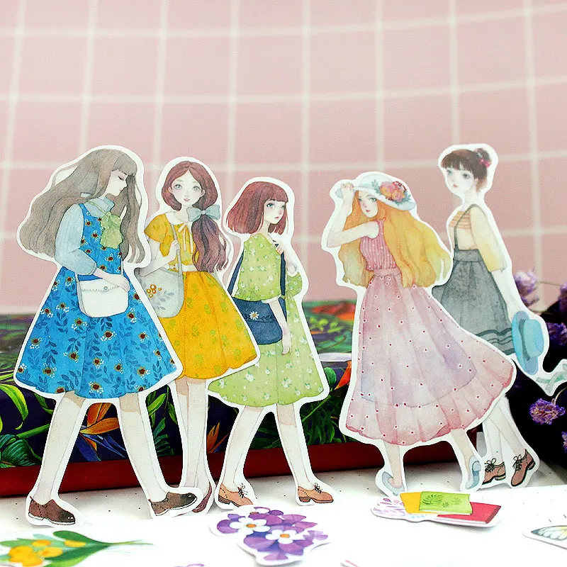 18pcs/lot Creative girl life paper sticker Decoration Diy Scrapbooking Sticker Stationery kawaii notebook label stickers
18pcs/lot Creative girl life paper sticker Decoration Diy Scrapbooking Sticker Stationery kawaii notebook label stickers