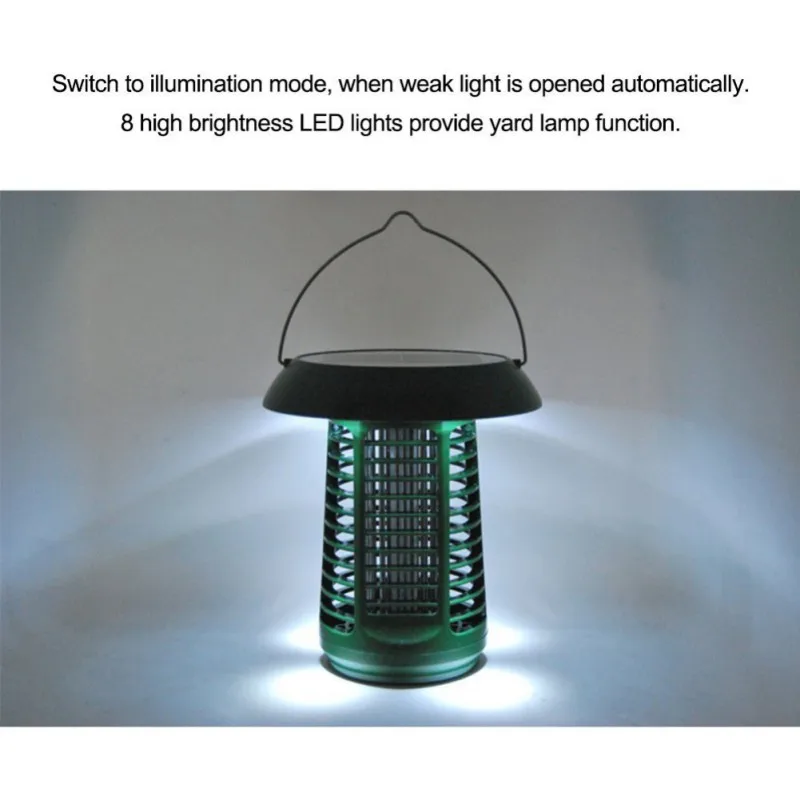 Solar Mosquito Zapper Waterproof LED Light Pest Bug Zapper Insect Mosquito Killer Lamp For Ground Garden Lawn Residential 1
Solar Mosquito Zapper Waterproof LED Light Pest Bug Zapper Insect Mosquito Killer Lamp For Ground Garden Lawn Residential 1