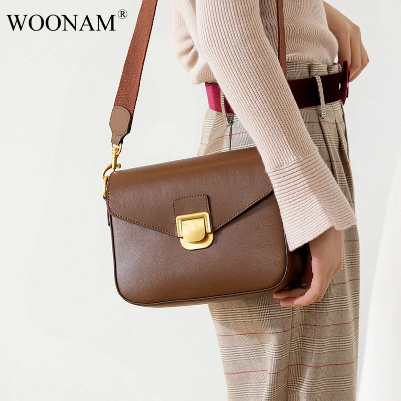 WOONAM Women New Fashion Bag Genuine Nappa Calf Leather Box Flap Small Satchel Shoulder Messenger Cross Body Bag WB853
WOONAM Women New Fashion Bag Genuine Nappa Calf Leather Box Flap Small Satchel Shoulder Messenger Cross Body Bag WB853