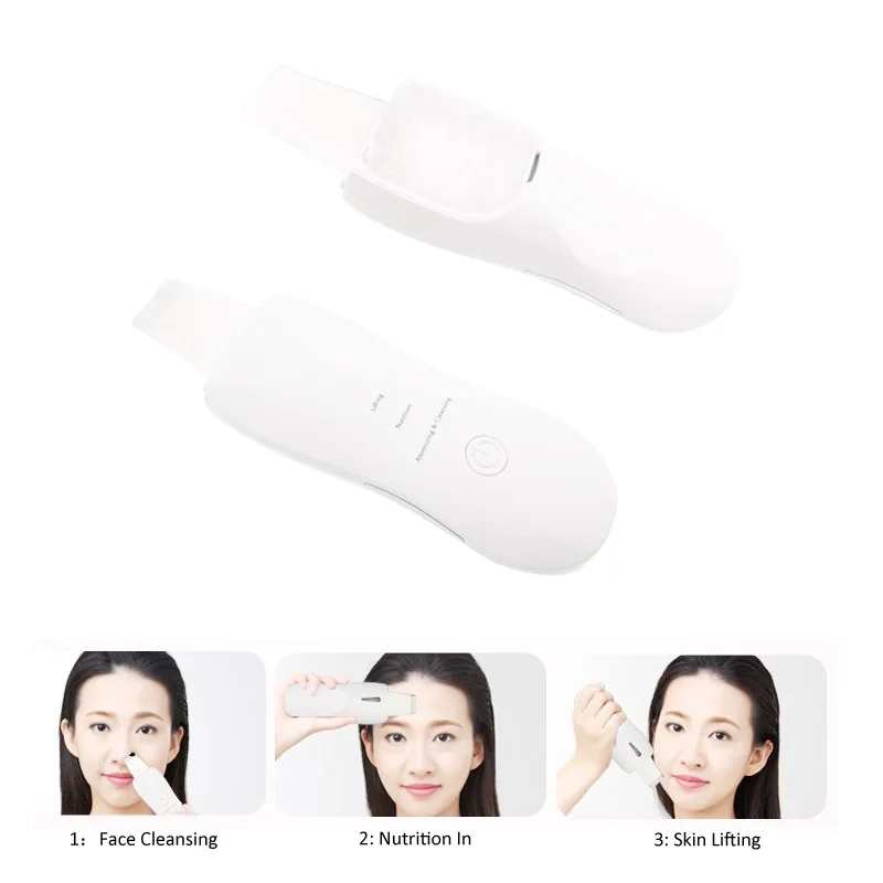 Portable Nano Sprayer Facial Scrubber Ultrasonic Pore Cleaner Face Cleaning Skin Lifting Blackhead Acne Comedo Remover Device
Portable Nano Sprayer Facial Scrubber Ultrasonic Pore Cleaner Face Cleaning Skin Lifting Blackhead Acne Comedo Remover Device