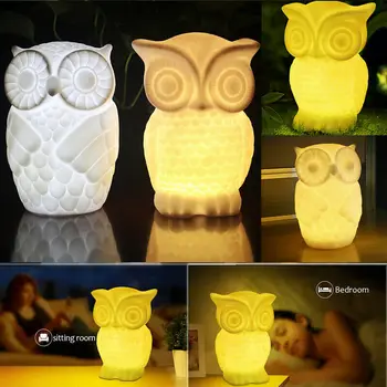 Baby Owl Shape White/Warm White Light PVC Table Lamp 1W LED Night Light Indoor Decorative Nightlight for Kids Room Party Decor
Baby Owl Shape White/Warm White Light PVC Table Lamp 1W LED Night Light Indoor Decorative Nightlight for Kids Room Party Decor
