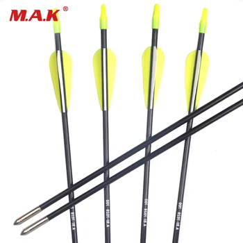 6/12/18/24 pcs Spine 700 Fiberglass Arrow Total Length 74.5cm Outer Diameter 6.96mm for Recurve Bow Archery Hunting Shooting
6/12/18/24 pcs Spine 700 Fiberglass Arrow Total Length 74.5cm Outer Diameter 6.96mm for Recurve Bow Archery Hunting Shooting