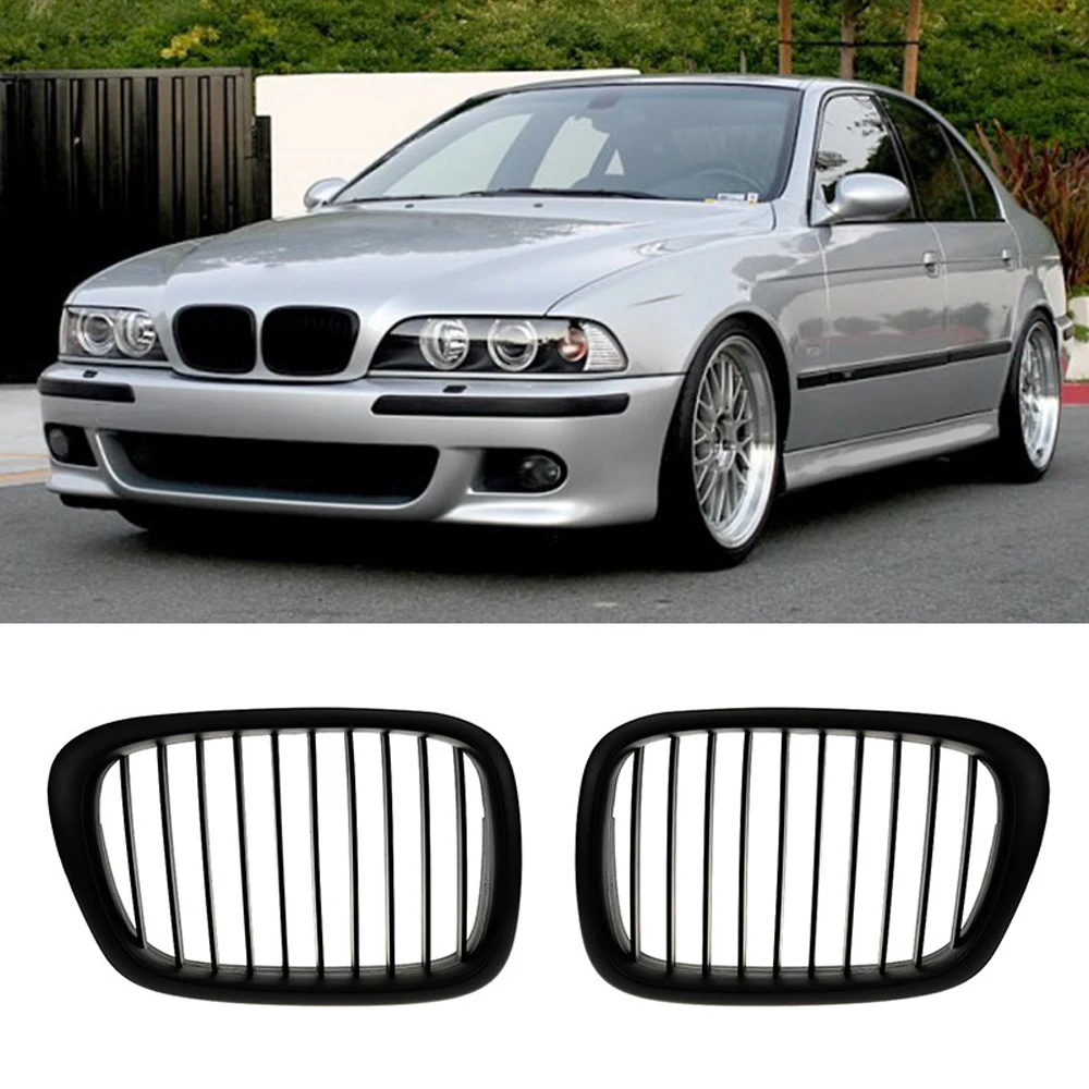 2Pcs Black Front Kidney SPORT STYLE BUMPER HOOD Grille for BMW E39 5 Series 1995-2004 Car Accessories Car Styling
2Pcs Black Front Kidney SPORT STYLE BUMPER HOOD Grille for BMW E39 5 Series 1995-2004 Car Accessories Car Styling