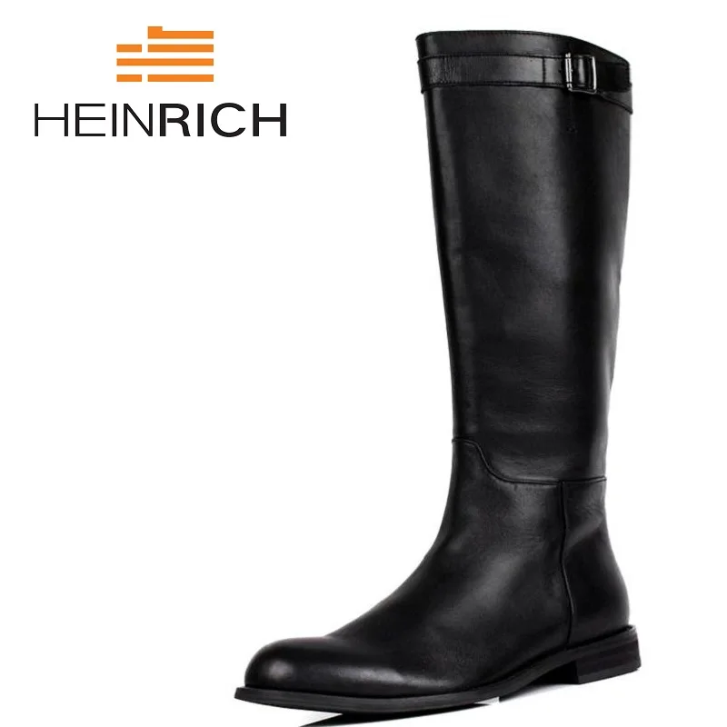 HEINRICH New Men Motorcycle Boots Vintage High Top Combat Boot Genuine Leather Buckle Boots Men Shoes Sapato Masculino
HEINRICH New Men Motorcycle Boots Vintage High Top Combat Boot Genuine Leather Buckle Boots Men Shoes Sapato Masculino
