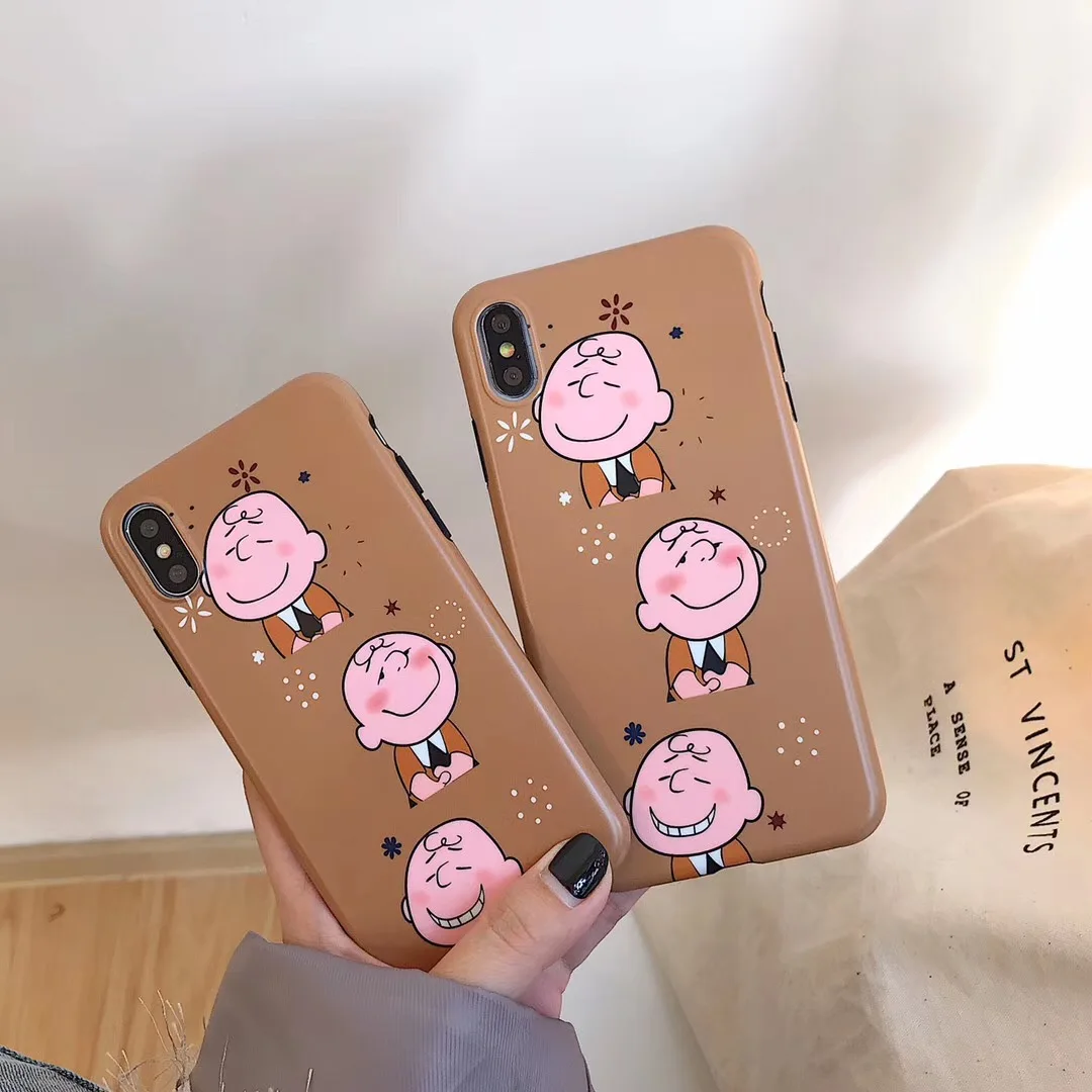 Japan cute anime comics shy Charlie Brown funny phone case For iphone Xs MAX XR X 6 6s 7 8 plus couple silicone back cover Capa
Japan cute anime comics shy Charlie Brown funny phone case For iphone Xs MAX XR X 6 6s 7 8 plus couple silicone back cover Capa