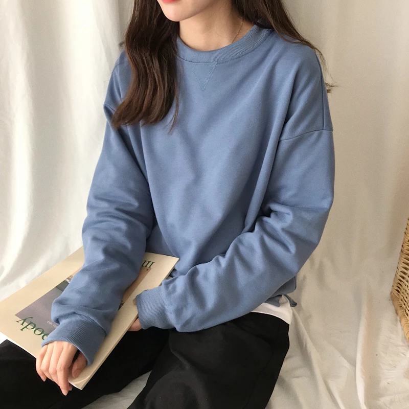 8 colors autumn and winter 2018 Hoodies Women Sweatshirts solid color Long Sleeve thicking Sweatshirt Womens pullovers (C6203)
8 colors autumn and winter 2018 Hoodies Women Sweatshirts solid color Long Sleeve thicking Sweatshirt Womens pullovers (C6203)