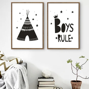 Minimalist Boys Rule Nursery Decor Personalized Canvas Painting Wall Art Black and White Posters Prints Pictures Kids Room Decor
Minimalist Boys Rule Nursery Decor Personalized Canvas Painting Wall Art Black and White Posters Prints Pictures Kids Room Decor