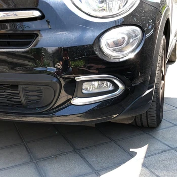 ABS Chromed Exterior Front Fog Light Lamp Decoration Cover Trim 2pcs for Fiat 500X 2015 2016 2017 2018
ABS Chromed Exterior Front Fog Light Lamp Decoration Cover Trim 2pcs for Fiat 500X 2015 2016 2017 2018