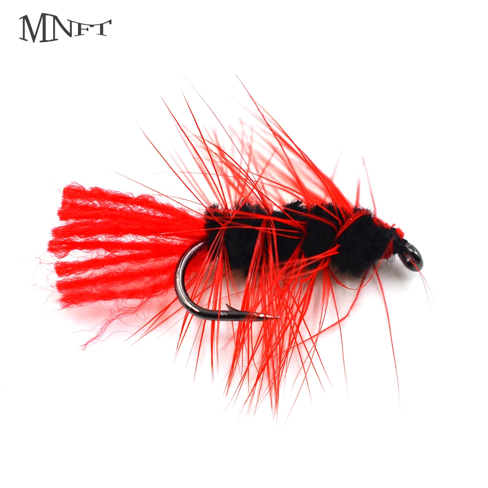 MNFT 10PCS Fly Fishing Wooly Worm Black Red Bugger Trout Bass Lures Baits Lure Hook Size 6#
MNFT 10PCS Fly Fishing Wooly Worm Black Red Bugger Trout Bass Lures Baits Lure Hook Size 6#