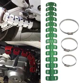 60cm Green Motor Aluminum Exhaust Pipe Leg Protector Heat Shield Cover 
60cm Green Motor Aluminum Exhaust Pipe Leg Protector Heat Shield Cover
