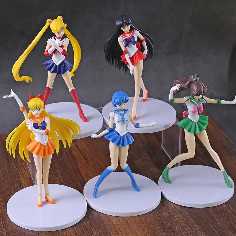 5pcs/set Sailor Moon Break Time Sailor figure Mercury Mars Venus Jupiter PVC Action Figure Model Toy
5pcs/set Sailor Moon Break Time Sailor figure Mercury Mars Venus Jupiter PVC Action Figure Model Toy