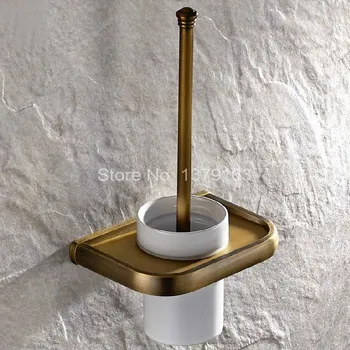 Vintage Retro Antique Brass Wall Mounted Toilet Brush & Holder Set White Brush Ceramic Cup Bathroom Accessory aba176
Vintage Retro Antique Brass Wall Mounted Toilet Brush & Holder Set White Brush Ceramic Cup Bathroom Accessory aba176