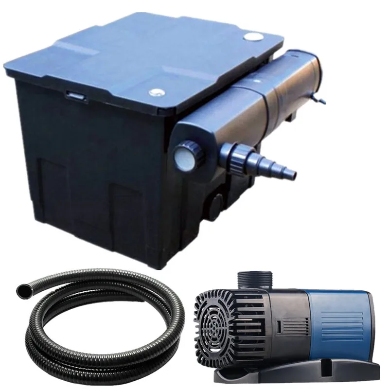 SUNSUN CBF-350 Koi fish pond filter box, water circulation filter equipment. Water purifiers that can carry UV germicidal tubes.
SUNSUN CBF-350 Koi fish pond filter box, water circulation filter equipment. Water purifiers that can carry UV germicidal tubes.