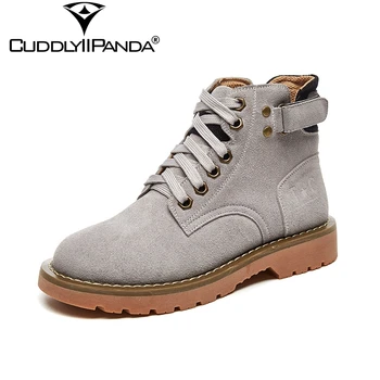 CuddlyIIPanda 2019 Autumn New Hook&Loop Women Fashion Boots Genuine Leather Sand Desert boots Flock Retro Vintage Ankle Boots
CuddlyIIPanda 2019 Autumn New Hook&Loop Women Fashion Boots Genuine Leather Sand Desert boots Flock Retro Vintage Ankle Boots