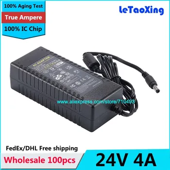 100pcs AC 100-240V To DC 96W Power Supply 24V 4A Adapter Charger High Quality with IC Chip
100pcs AC 100-240V To DC 96W Power Supply 24V 4A Adapter Charger High Quality with IC Chip
