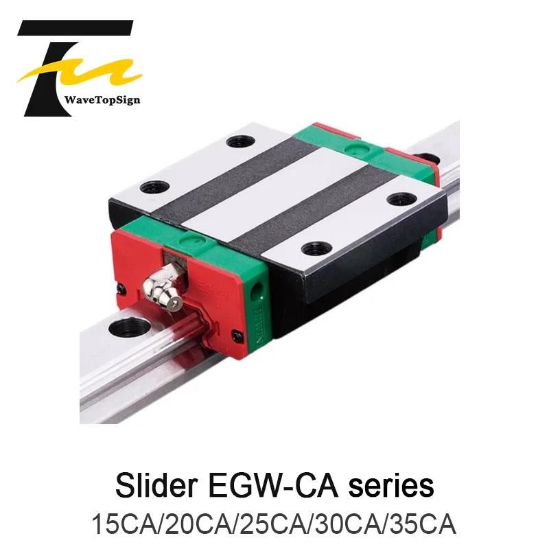 HIWIN Linear Guide Rail Slider EGW15CA 20CA 25CA 30CA 35CA Linear Rail Linear Bearing use for Engraving and Cutting Machine
HIWIN Linear Guide Rail Slider EGW15CA 20CA 25CA 30CA 35CA Linear Rail Linear Bearing use for Engraving and Cutting Machine