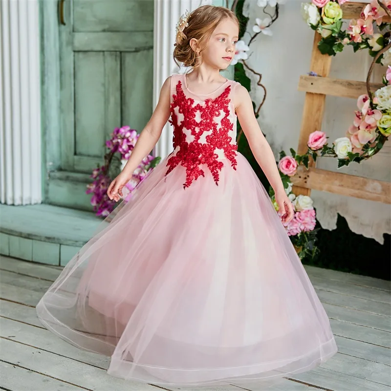 6-14yrs Flower Long Dress for Girls Wedding Evening Kids Dresses for Girls Princess Party Gown Children First Communion Vestidos
6-14yrs Flower Long Dress for Girls Wedding Evening Kids Dresses for Girls Princess Party Gown Children First Communion Vestidos