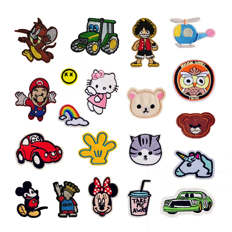 1PCS Super mario Mickey Minnie Unicorn bear Stripes on Clothes Embroidered Patches Stickers for Cloth Parches Bordados Patch
1PCS Super mario Mickey Minnie Unicorn bear Stripes on Clothes Embroidered Patches Stickers for Cloth Parches Bordados Patch