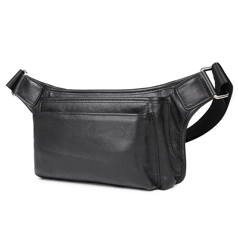 Cow Leather Men Waist Bag New Casual Fanny Pack Male Travel Chest Bag Sling Waist Pack For Cell Phone 3016A
Cow Leather Men Waist Bag New Casual Fanny Pack Male Travel Chest Bag Sling Waist Pack For Cell Phone 3016A