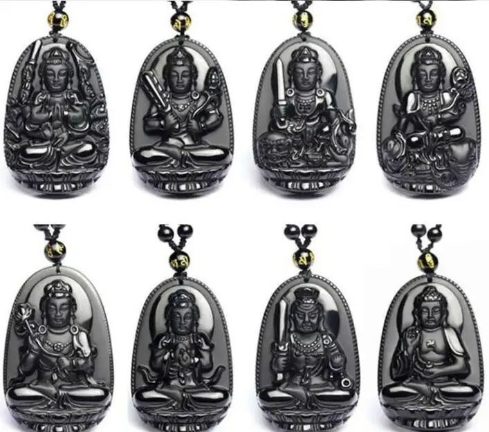 High Quality Unique Natural Black Obsidian hand Carved Buddha Lucky Amulet bead Pendant Necklace For Women Men pendants jewelry
High Quality Unique Natural Black Obsidian hand Carved Buddha Lucky Amulet bead Pendant Necklace For Women Men pendants jewelry