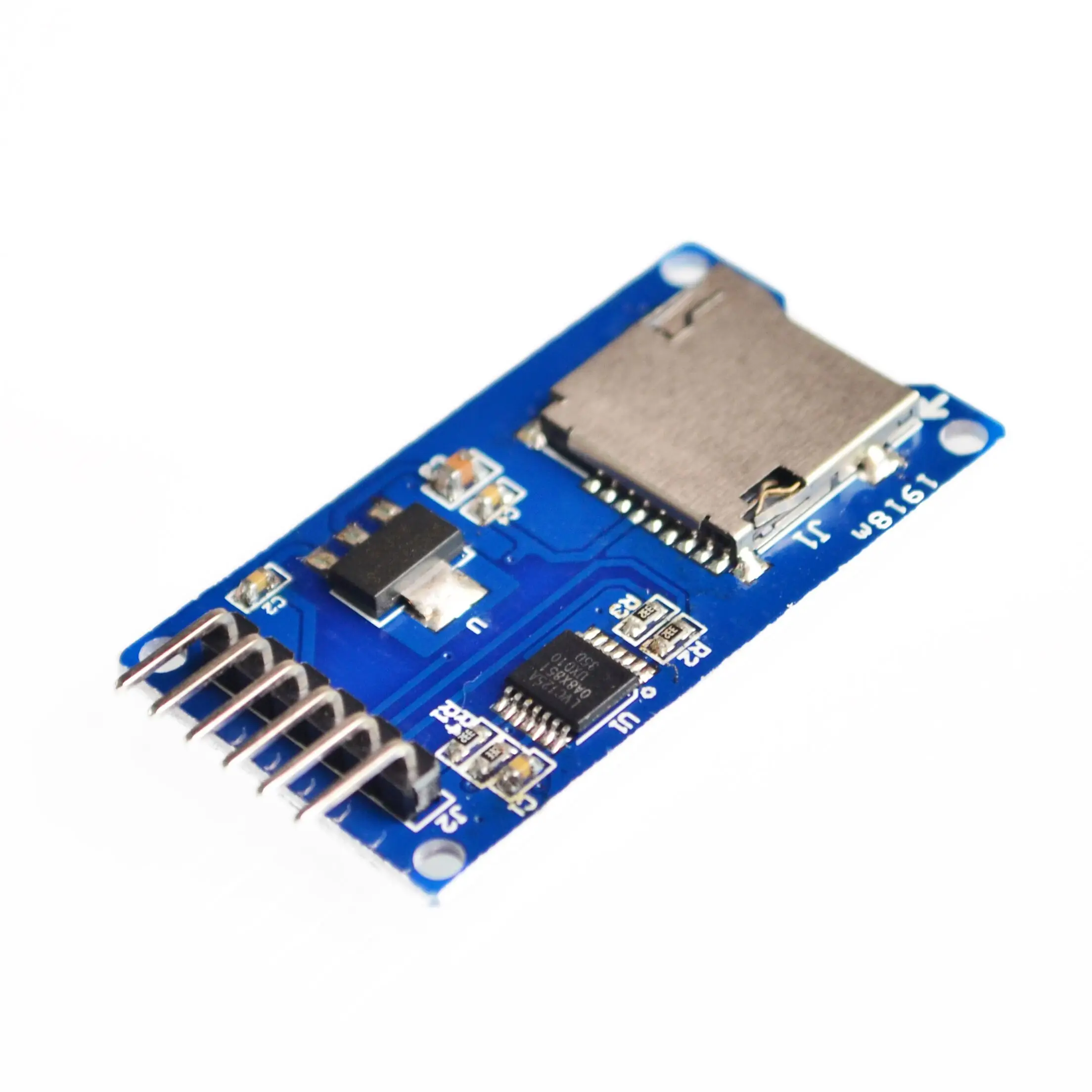 Micro SD-card mini TF card reader module SPI interfaces with level converter chip for
Micro SD-card mini TF card reader module SPI interfaces with level converter chip for