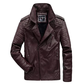 Fashion Leather Jacket Men Winter Coat Warm Fleece Lined Man Streetwear Biker Leather Jackets Motorcycle Outerwear 6XL Plus Size
Fashion Leather Jacket Men Winter Coat Warm Fleece Lined Man Streetwear Biker Leather Jackets Motorcycle Outerwear 6XL Plus Size