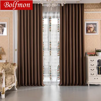 Latest europe solid color coffee blackout curtains for window treatment finished drapes curtain for living room the baby bedroom
Latest europe solid color coffee blackout curtains for window treatment finished drapes curtain for living room the baby bedroom