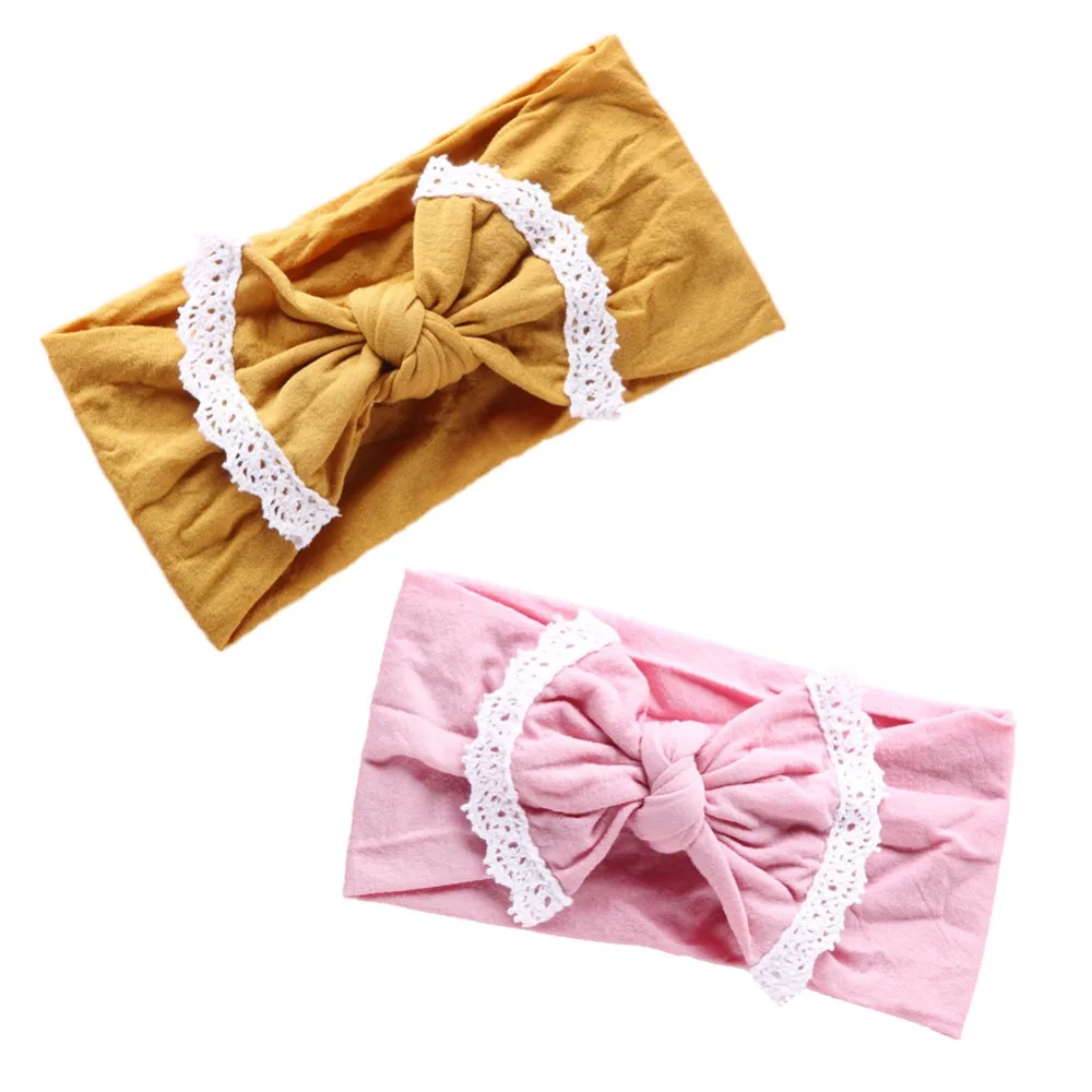 Nylon Baby Headband Handmade Topknot Bow Headdress Soft Lace Turban for Infant Hair Accessories 27 Colors JFNY110
Nylon Baby Headband Handmade Topknot Bow Headdress Soft Lace Turban for Infant Hair Accessories 27 Colors JFNY110
