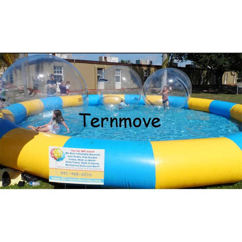 

inflatables round ground pool for water walking ball,large swimming pool rental,inflatable family garden swimming pools