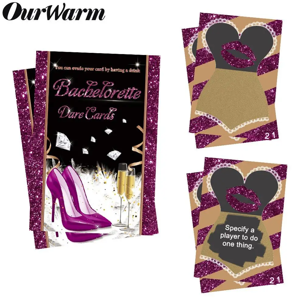 OurWarm 36Pcs Hen Party Bachelorette Party Dare Cards Bride To Be Party Game Girls Out Night Prop Drinking Game Scratch Cards
OurWarm 36Pcs Hen Party Bachelorette Party Dare Cards Bride To Be Party Game Girls Out Night Prop Drinking Game Scratch Cards