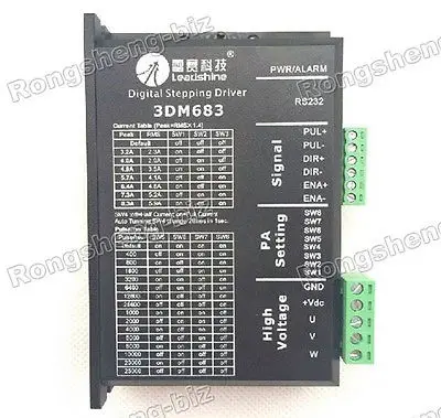 DHL/EMS 2 Sets New LeadShine 3DM683 3 Phase Digital Stepper Motor Driver 20-60VDC 0.5-8.3A
DHL/EMS 2 Sets New LeadShine 3DM683 3 Phase Digital Stepper Motor Driver 20-60VDC 0.5-8.3A