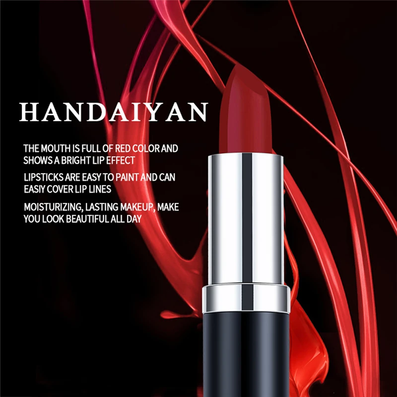 1PC Nude Waterproof Lipstick Matte Pumpkin Color Lipstick Vitamin E Moisturizing Water-Resistant Profissional Lipstick
1PC Nude Waterproof Lipstick Matte Pumpkin Color Lipstick Vitamin E Moisturizing Water-Resistant Profissional Lipstick