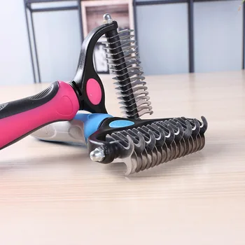 Pets Opening Rake Pets Single-sided Depilation cat Comb Two-sided Opening And Knot Comb Kitty Go Floating Hair brush dog groomin
Pets Opening Rake Pets Single-sided Depilation cat Comb Two-sided Opening And Knot Comb Kitty Go Floating Hair brush dog groomin
