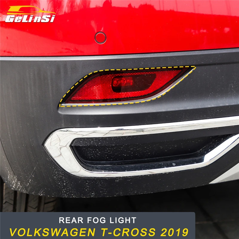 GELINSI Rear Fog Light Lamp Cover Trim Frame Sticker Exterior Accessories for Volkswagen T-CROSS 2019 Car Styling
GELINSI Rear Fog Light Lamp Cover Trim Frame Sticker Exterior Accessories for Volkswagen T-CROSS 2019 Car Styling