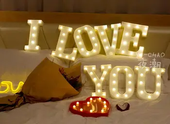 INS hit 26 English letters light digital light LED symbol modelling light wedding small night lamp birthday propose to light
INS hit 26 English letters light digital light LED symbol modelling light wedding small night lamp birthday propose to light