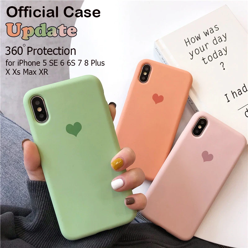 Offical Original Update Liquid Silicone Love pattern Full Coverage Phone Case For iPhone 7 8 Plus X XS Max XR Cover +Retail Box
Offical Original Update Liquid Silicone Love pattern Full Coverage Phone Case For iPhone 7 8 Plus X XS Max XR Cover +Retail Box
